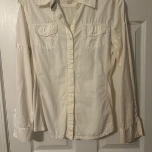 Converse One Star White Shirt